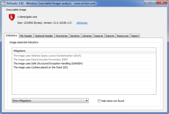 PeStudio 9.55 download the new for ios