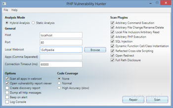 PHP Vulnerability Hunter screenshot