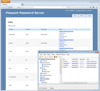 Pleasant Password Manager screenshot