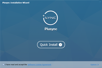 Plusync screenshot