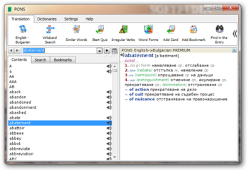 PONS Dictionary English - Bulgarian Premium screenshot