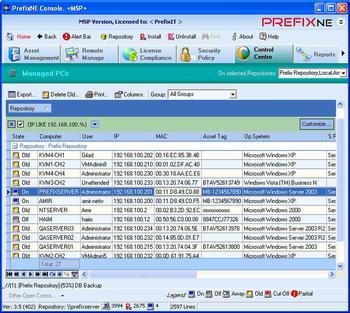 PrefixNE screenshot