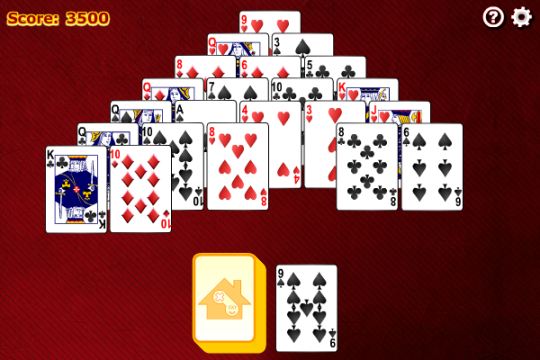 free online game pyramid solitaire