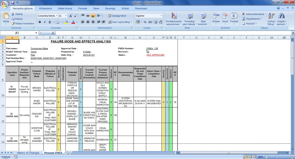 Qdoc - ProcessFlow, FMEA, Control Plan - Download Free with Screenshots ...