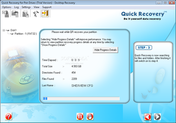 Quick Recovery for Pen Drives screenshot 5