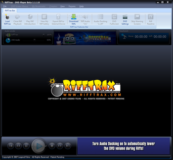 RiffTrax DVD Player screenshot