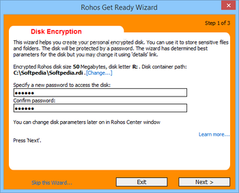 download the new Rohos Disk Encryption 3.3