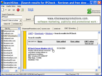 SearchSites screenshot 3