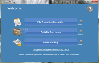 Secure My Files screenshot