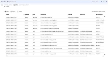 SecureHero File System Auditor screenshot