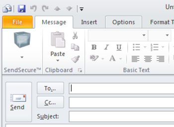 Sendinc Email Encryption for Outlook screenshot