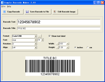free software barcode maker