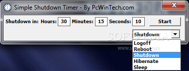 simple shutdown timer windows 10