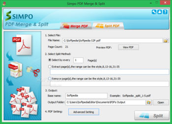 Simpo PDF Merge and Split screenshot 3