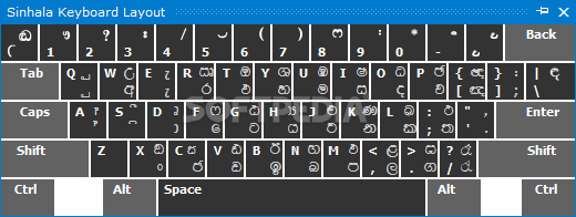 sinhala font keyboard layout free download