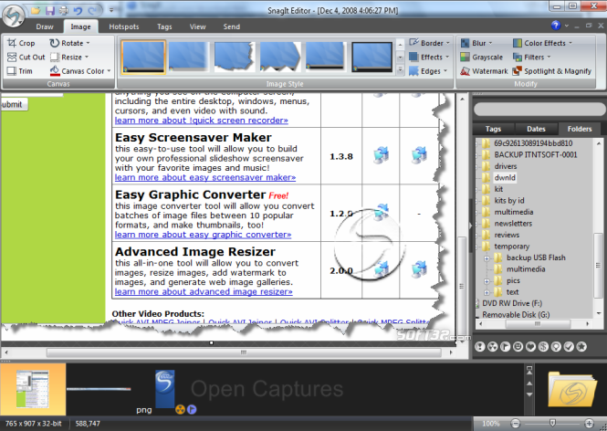 free screen capture software like snagit