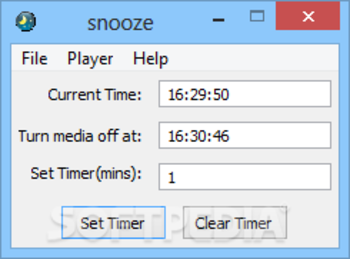 snooze screenshot