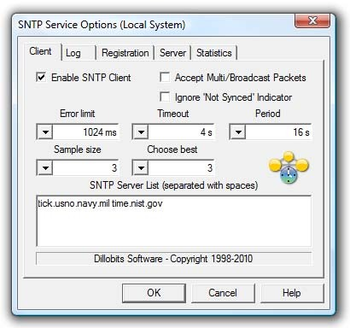 SNTP Service  screenshot