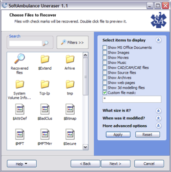 SoftAmbulance File Recovery screenshot
