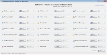 Softwarekv Collection Of Examples And Applications screenshot