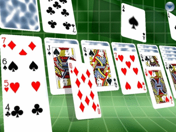klondike solitaire forever cards are blank in windows 10
