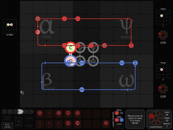 SpaceChem demo screenshot