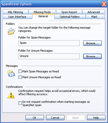 SpamBrave for Outlook Express screenshot 3
