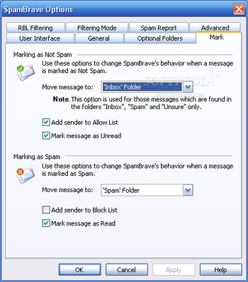 SpamBrave for Outlook Express screenshot 4