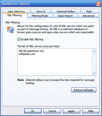 SpamBrave for Outlook Express screenshot 5