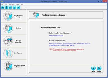 Stellar Phoenix Exchange Server Backup screenshot 4