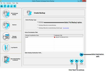 Stellar Phoenix Exchange Server Backup screenshot 7