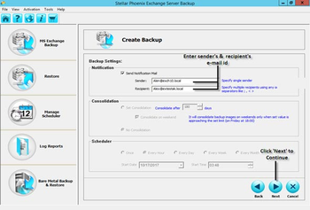 Stellar Phoenix Exchange Server Backup screenshot 9