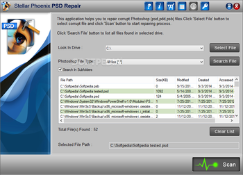 Stellar Phoenix PSD Repair screenshot