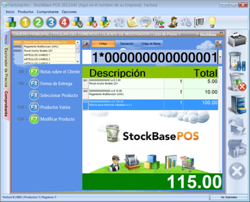 StockBase POS 2012 Spanish Edition screenshot