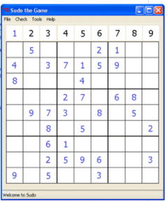 Sudo Sudoku screenshot