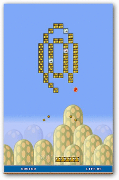 Super Mario Breakout screenshot