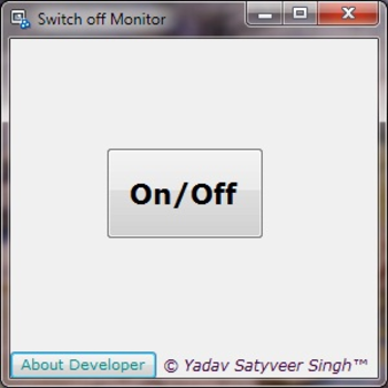 Switch off Monitor screenshot
