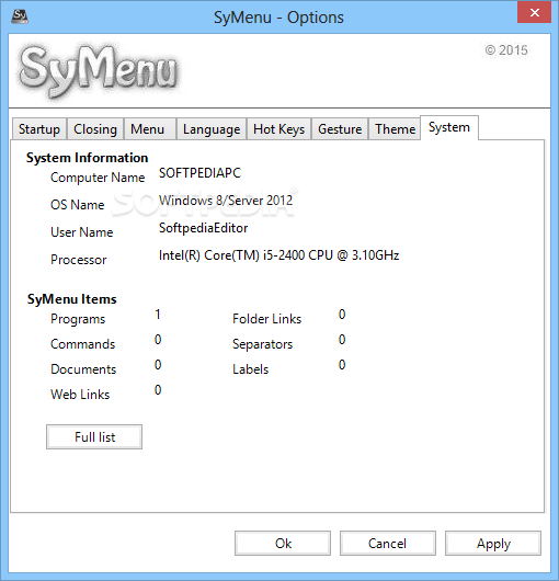SyMenu 8.0.8738 for mac download