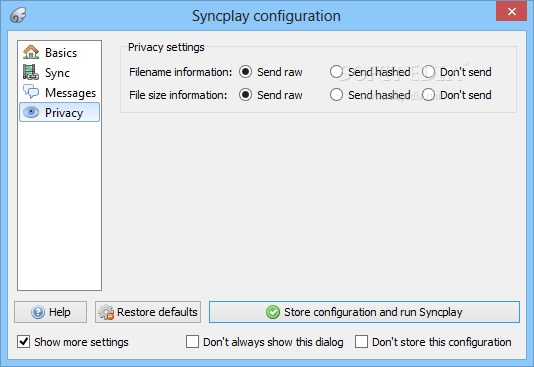 setting up syncplay