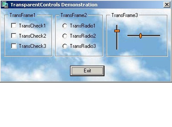 Transparent Controls screenshot