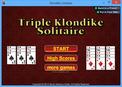 triple klondike solitaire turn one