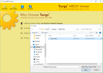 Turgs MBOX Viewer screenshot