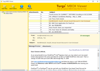 Turgs MBOX Viewer screenshot 2