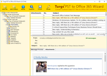 Turgs PST to Office 365 screenshot 2