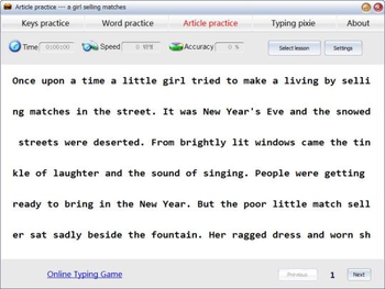 Typing Test Pixie screenshot 4
