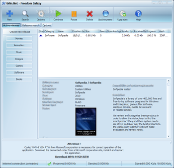 Urlin.Net Client screenshot