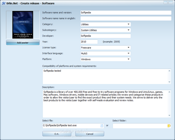 Urlin.Net Client screenshot 2