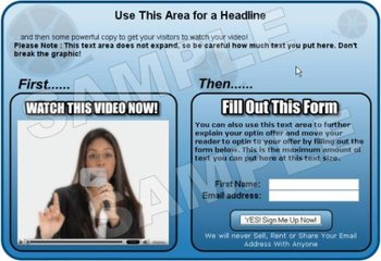 Video Squeeze Templates Web 2.0 screenshot