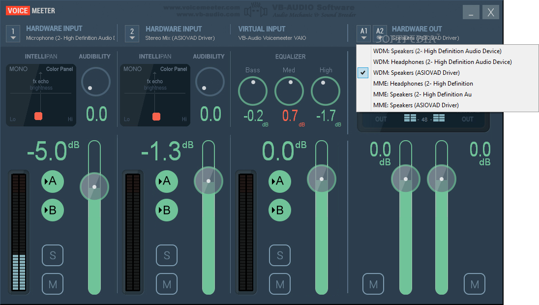 VoiceMeeter Download Free with Screenshots and Review