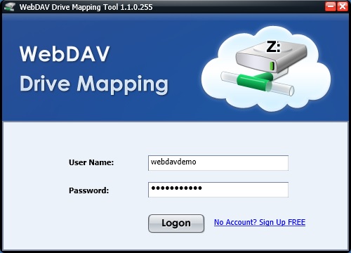 map drive webdav netdrive